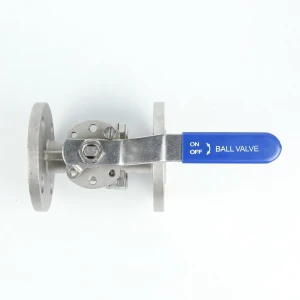 Hot sell 1/4"-4" 2pc stainless steel cf8m flange ball valve,investment casting.