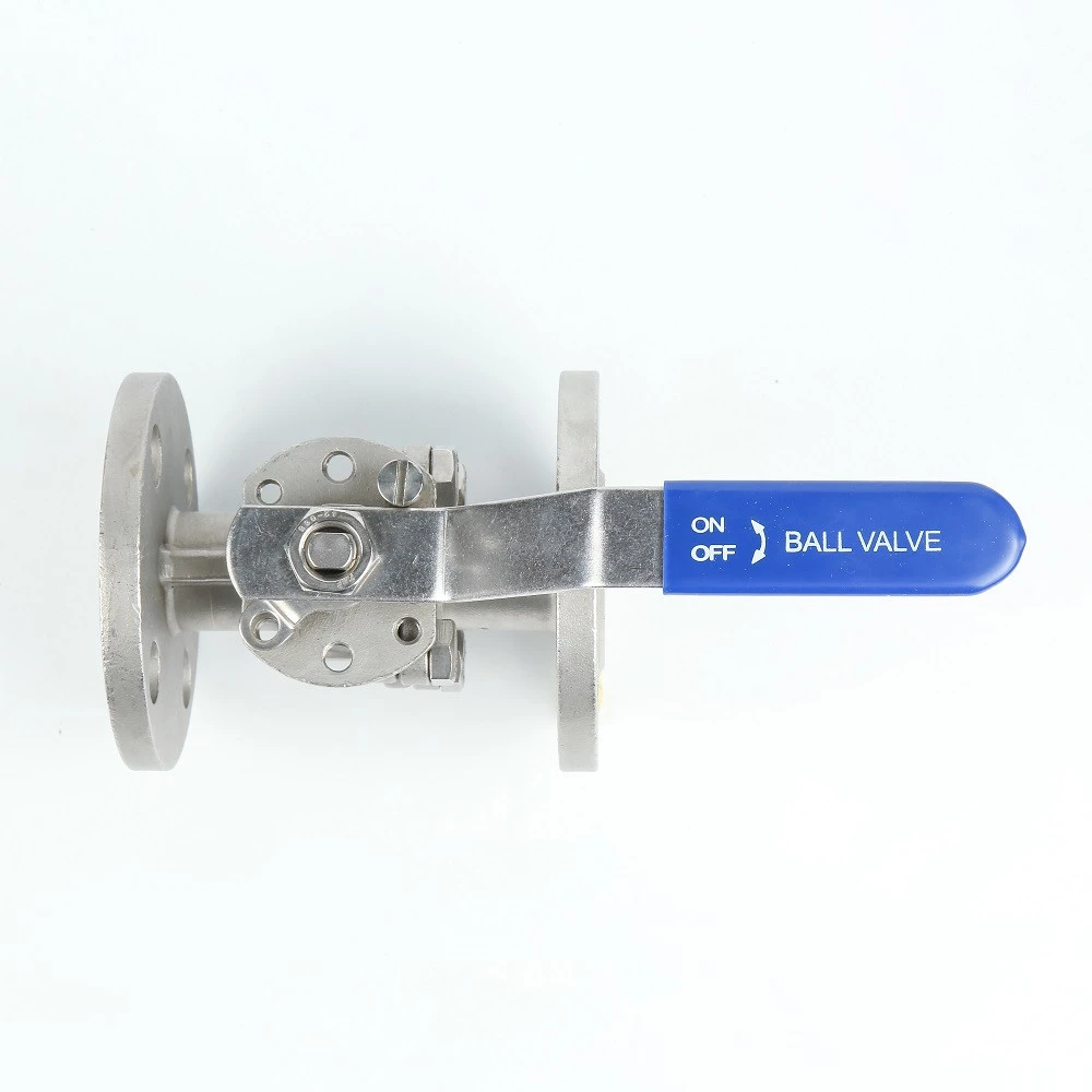 Hot sell 1/4"-4" 2pc stainless steel cf8m flange ball valve,investment casting.