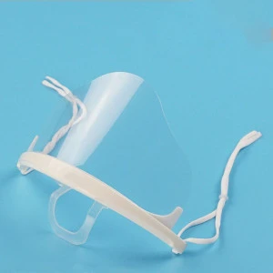 hot sell Anti-Fog Transparent Reusable Adjustable Strap masking Protective for Food Truck Restaurant Hotel Mall Beauty Salons