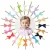 Import Hot seller High quality colorful bow decoration nylon kids elastic hair band from China