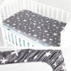 hot selling 100% cotton 70x130*20cm baby crib sheets
