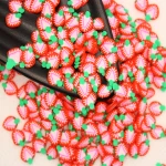 Hot Selling 5mm Polymer Clay Fruits slices Assorted Clay Sprinkles Soft Pottery for Slime Decoration Diy Filler Accessories
