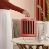 Hot Selling Cute Design Indoor Portable Small Air Fan Heater Electronic Warmer Heat Powered Stove Fan