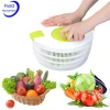 Hot Selling Food Grade Easy Use Vegetable Tools rotated Salad Spinner and slicer