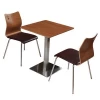 Hot Selling Modern Wood Top Metal Dining Table and Chairs SM025