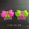 Hot selling plastic doll accessories hair plug toys hair comb children toys