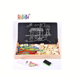 Hot selling products kids toys preschool educational 3d math wooden puzzle