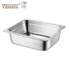 Hotel equipment Stainless Steel Gastronorm Food Containers GN Pan For Restaurant Kitchen