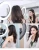 Import HQ-18N Photographic makeup studio video live broadcast three colors dimmable ringlight 18 inch led selfie ring light from China