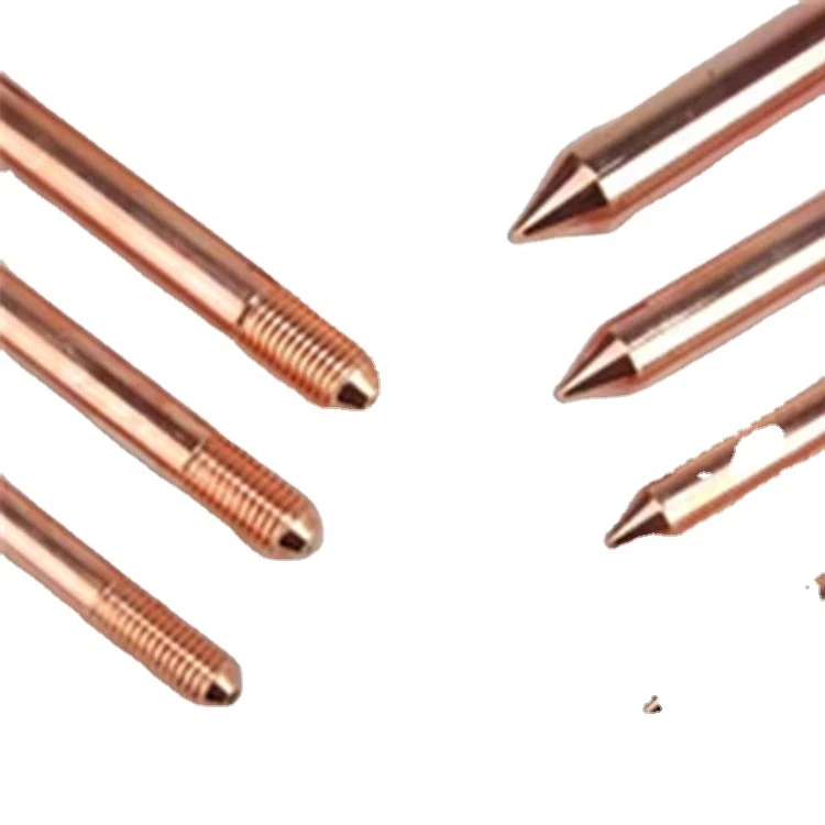 HUA DIAN 2020 HIGH QUALITY COPPER-BONDED GROUND ROD EARTH ROD WITH LOW GROUND ROD PRICE FOR GROUNDING