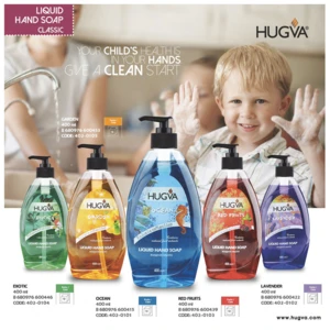 Hugva Classic Liquid Hand Soap Ocean 400 ml * 12
