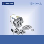 Ice cream candy honey milk water cooled flushed 3A sanitary electric gear rotary lobe pumps