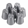 Icing Piping Nozzles 7 Pcs/Set Russian Tulip Pastry Nozzles For Cream Cake Cream Decoration Tips Baking/Cake Tools