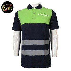 iGift Latest Working Logo Short Sleeve Polo Reflective Safety Uniform