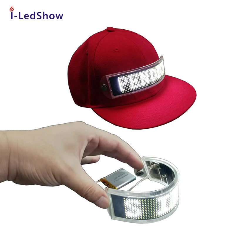 iledshow Wholesale  Hat Led Lighted Baseball Caps Hats With Built-In Led Light