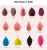 Import IMAGIC newest facial sponge private label powder puff different colors and shapes makeup tool sponge applicator cosmetic sponge from China