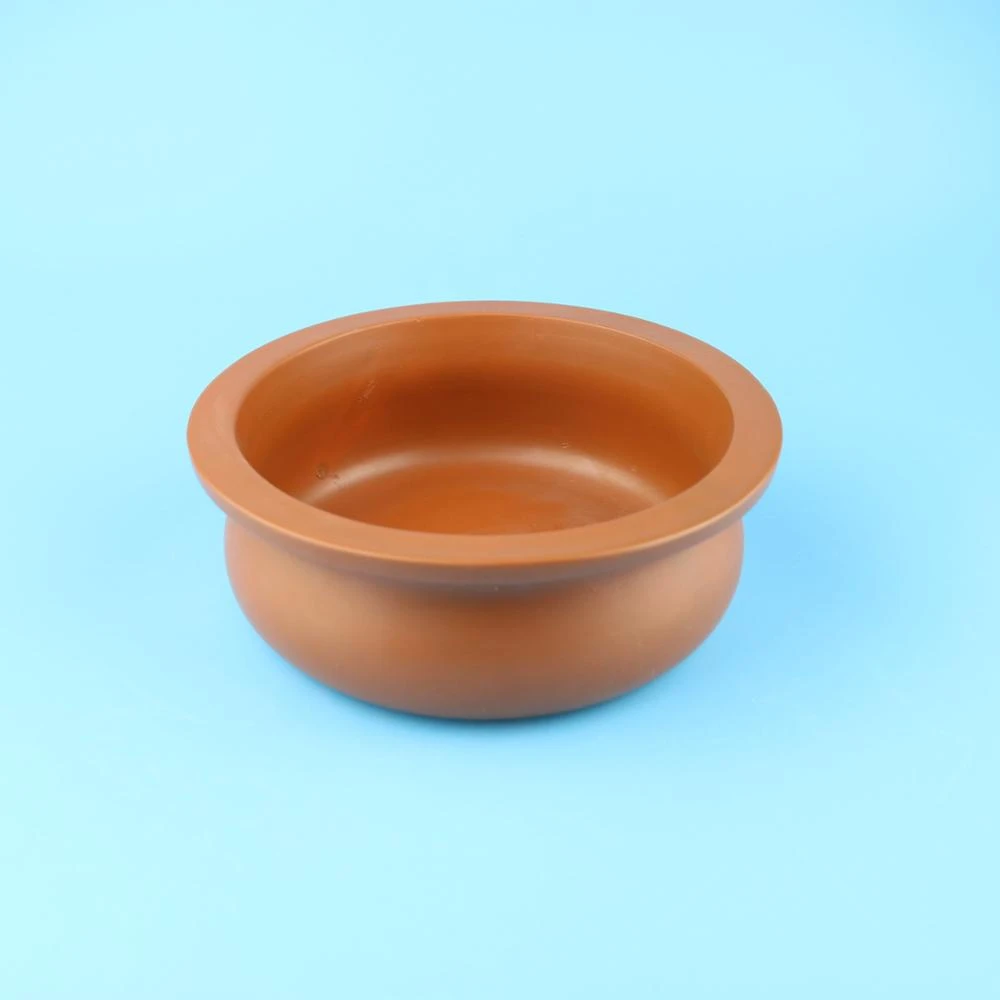 Indian clay terracotta biryani pot glazed ceramic food pot