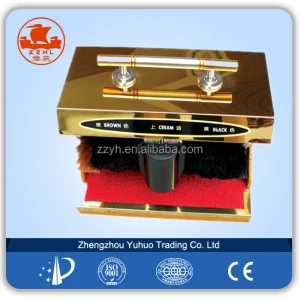 industrial automatic shoe and sole cleaning/cleaner polishing machine