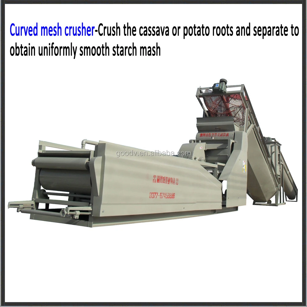Industrial cassava starch process equipment / tapioca starch making machine