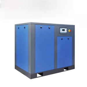 Industrial single stage screw compressor with lower noise
