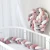 Import Infant Knot Crib Bumper Bed Bedding Cot Braid Plush Nursery Knot Crib Bumper from China