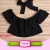 Import Infant Toddler Baby Girls Summer Clothes Butterfly Denim off the shoulder flutter baby crop top t-shirts from China