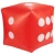 Import Inflatable Big Big Size Dice 30*30cm Swimming pool Party Supplies Kids Toys For Children Adults from China