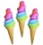 Import Inflatable Ice Cream Cones - 36 Inch 3 Pack -water play equipment  for Swimming Pool and Beach Parties, Birthdays, Party Favors from China