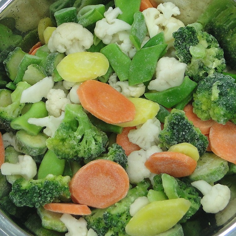iqf IB blend frozen packing mixed vegetables with best quality