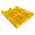 Import ISO 9001/14001 single face hape steel euro reinforced hdpe plastic pallet made in china hdpe pallet from China
