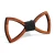 Import J27  Hot Selling Solid Wood Bow Tie Natural Environmentally Friendly Trendy Handmade Cravat Wooden Bow Tie Wood Bowtie from China