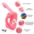 Import Kaliou Anti-Leak Full Face Kids Size Swimming Snorkel Mask Dive Mask Scuba Diving Mask Blue/Pink from China