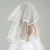 Import Kids Flower Girl Wedding Party Veils Baby Girls Lace Bridal Veil from China