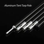 KingGear Ultralight Telescoping Aluminum Poles 16mm Pipe Dia Snap Buckle Connection Camping Tent Tarp Poles