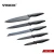 Import Knife Set with Magnetic Block / Stand - 5-Piece Stainless Steel color knife set from China