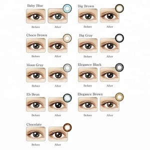 Korean Cosmetic Contact Lenses with Various Colors