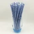 Import Kraft paper blue wavy design bar accessories printed colors  drinking paper straw from China