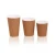 Import Kraft Paper Brown Color Hot Coffee Paper Cup With Lid Dboule Wall Coffee Cup from China