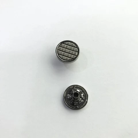 Kunshuo custom size logo zinc alloy 12mm press metal buttons garment snap buttons