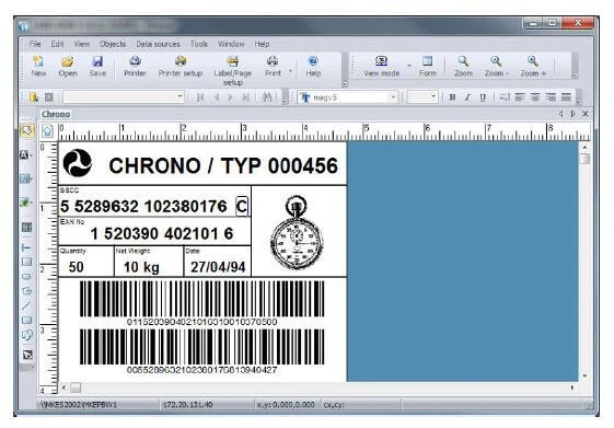 LabelviewBarcode label design printing software