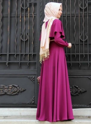 Latest Arabic Muslim Robe Women Abayas Dress Cloak Clothes Ladies Vintage Islamic EID Prayer Dress Islamic Clothing