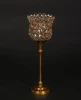 Latest Arrival Customized Home Decorative Candle Stand Wedding Candle Holder Design Metal Modern In Crystal Beaded Design