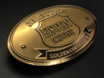 Latest Design Customized Antique Metal Badge Aluminum Name Plate Stamping Offset Printing by Your Design