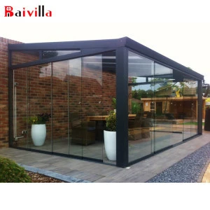 Latest Design Prefab Glass Garden House Sunroom with aluminum extrusion profile prefab sunroom