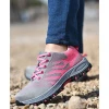Latest durable functional knit running steel toe women work safety shoes pink