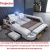 Import Latest fabric multiple storage USB music bed with bioscope projected factory standard size quality luxury bedroom furniture set from China