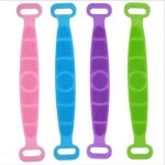 Leatchliving Long Silicone Bath Body Brush, Exfoliating Long Silicone Body Skin Scrubber, Easy to Clean