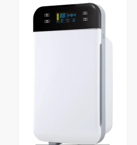 LED display air purifier with copper motor for home
