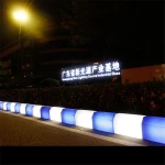 led light plastic curb stone road side pavement led Pavement Curbs led parking curb stone