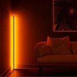 LED RGB remote control modern living room corner lamp Nordic sofa corner atmosphere lamp bedroom colorful floor lamp